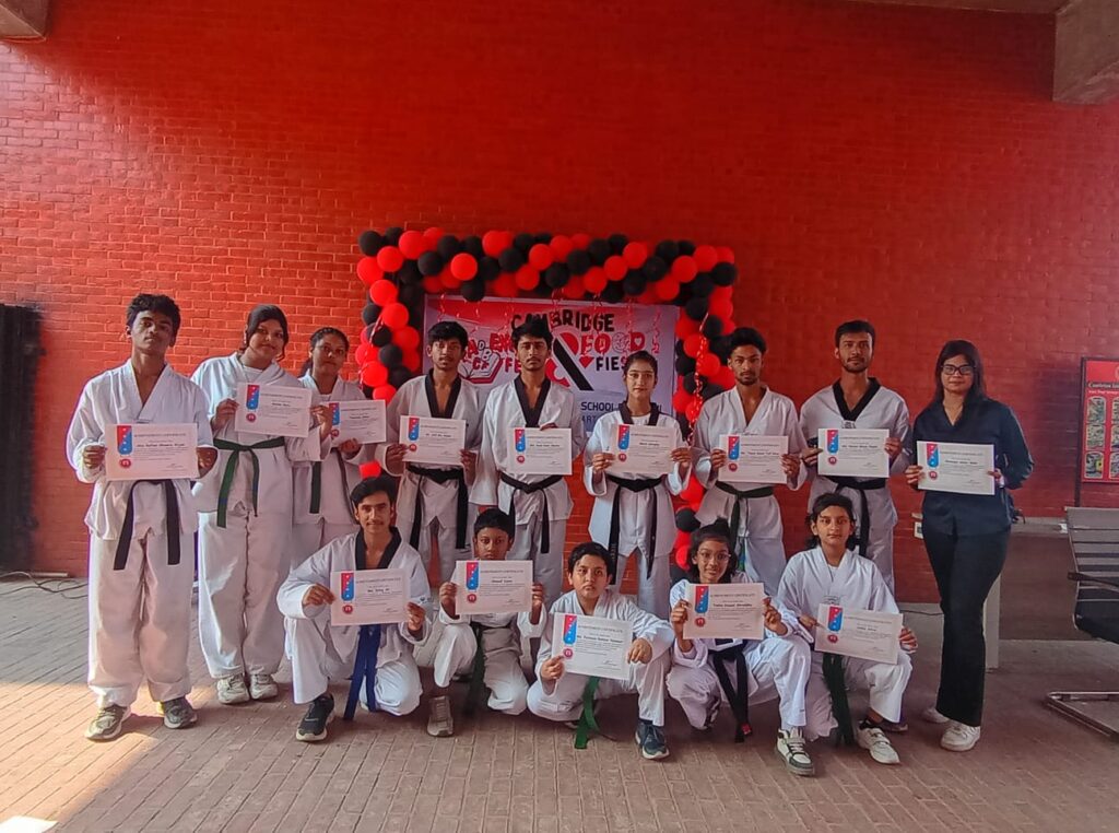 নাচ-গানের সঙ্গে ক্যামব্রিয়ানে Taekwondo প্রদর্শনী