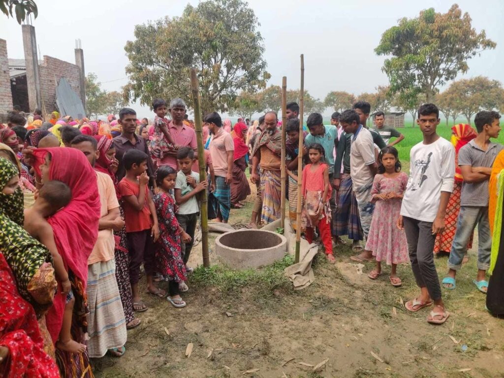 শিবগঞ্জে সেপটিক ট্যাংকে স্ত্রীর মরদেহ, স্বামী গ্রেফতার