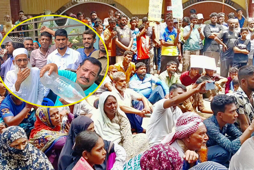 মাত্র চার ঘণ্টার নোটিশে উচ্ছেদ অন্যায়: ভূমিহীনদের খাসজমি দেওয়ার আশ্বাস ভূমিমন্ত্রীর