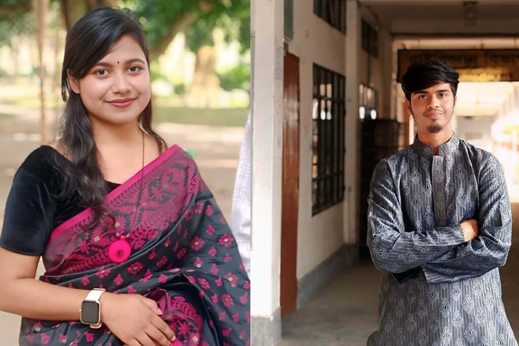 রাবি ছাত্র ফেডারেশনের নেতৃত্বে তাসনুভা-ওয়াহিদ